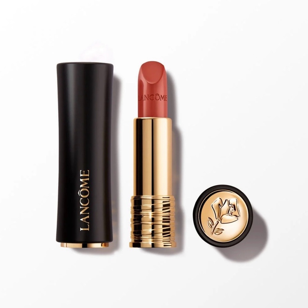 Lancôme French Tea Moisturizing Lipstick with Rose Balm Full Size New